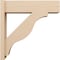 Ekena Millwork 8-in W x 30-in D x 30-in H Funston Block Rough Cedar Woodgrain TimberThane Outlooker, Primed Tan OUTUR080X30X30FST44RCPR - alternate 3